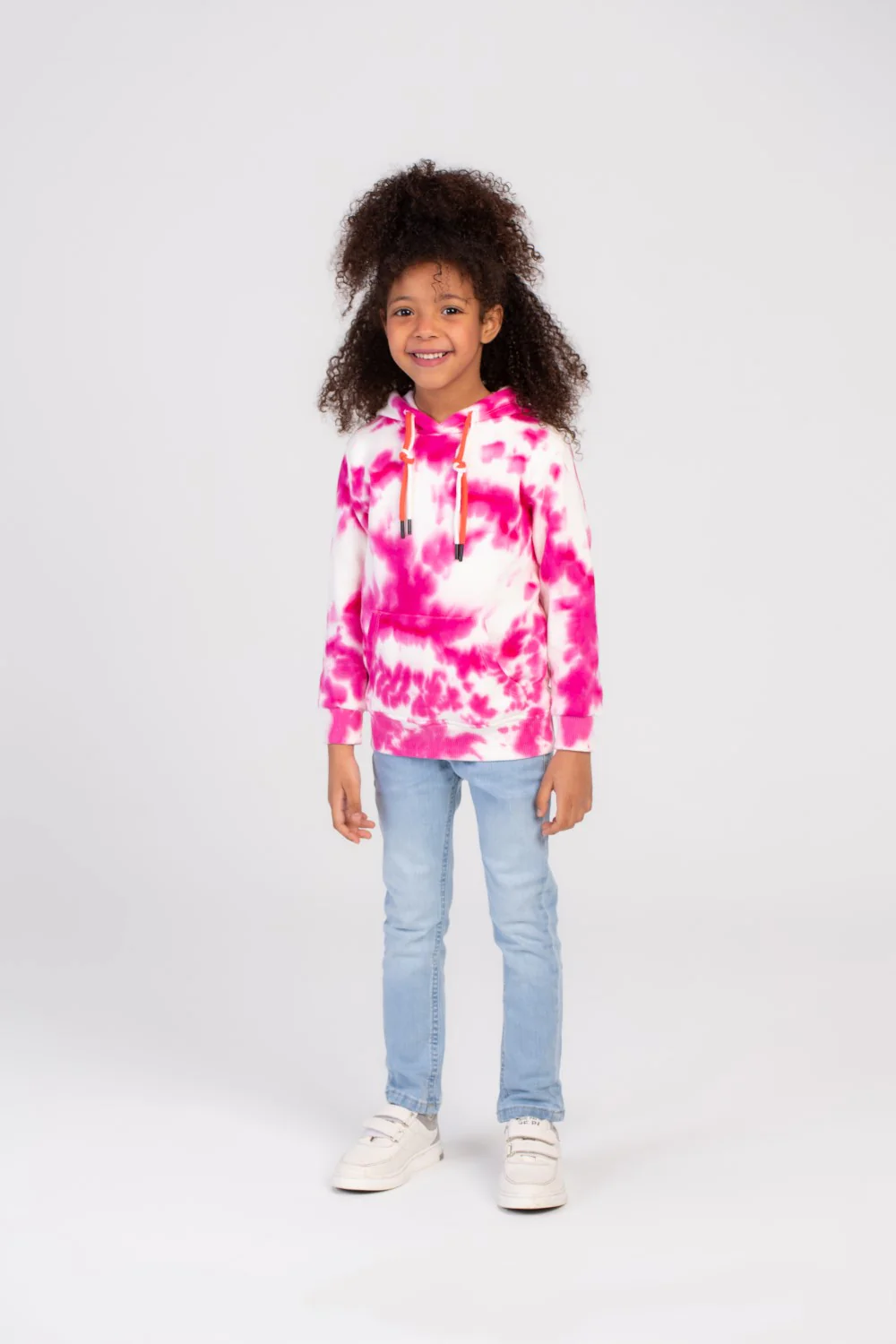 Girl's Colorful Regular Fit Hoodie Melton Basic Padded Sweatshirt