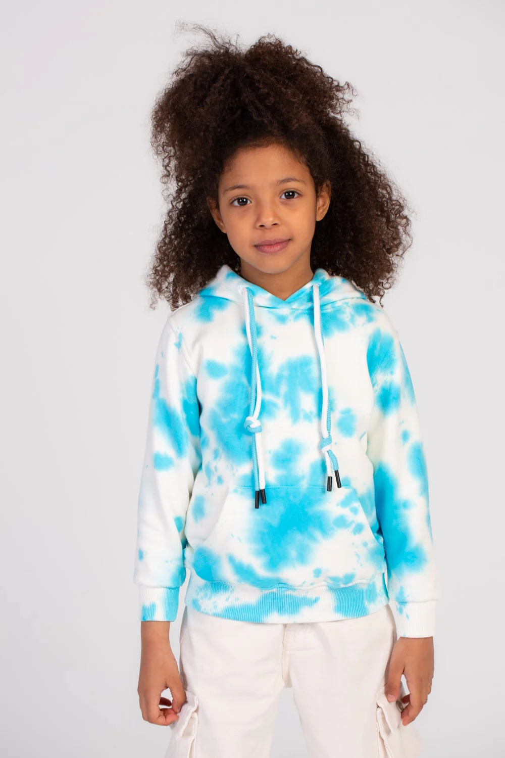 Girl's Colorful Regular Fit Hoodie Melton Basic Padded Sweatshirt - Image 6