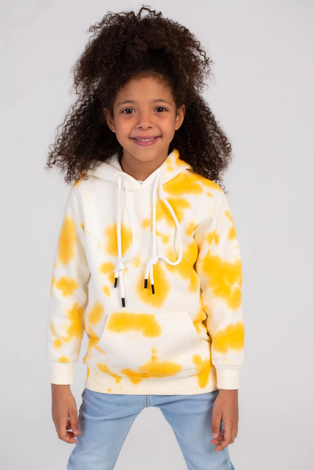 Girl's Colorful Regular Fit Hoodie Melton Basic Padded Sweatshirt - Image 9