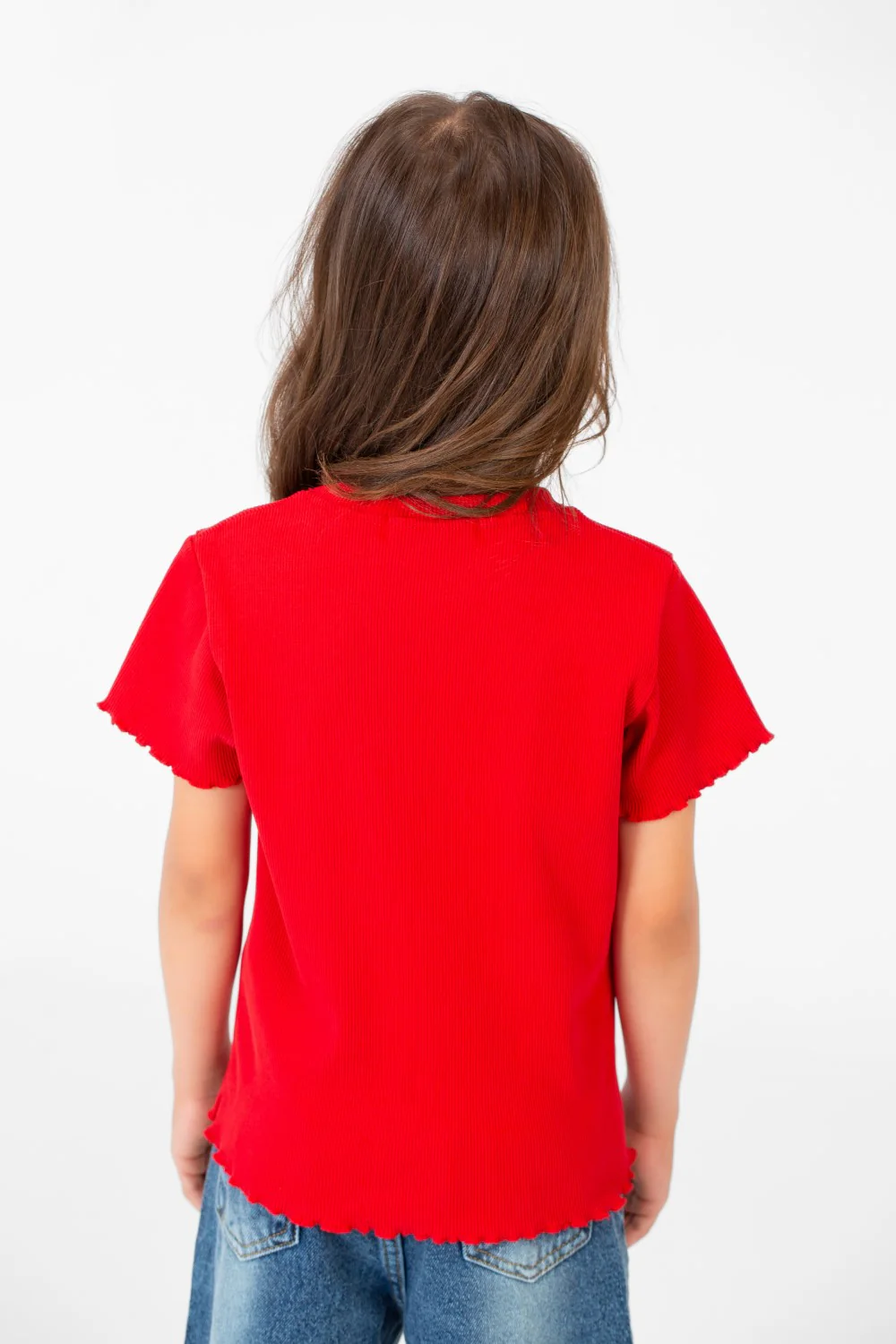 Girl's Comfortable Summer Half-Sleeve Round Neck Modern Design T-shirt - Image 10