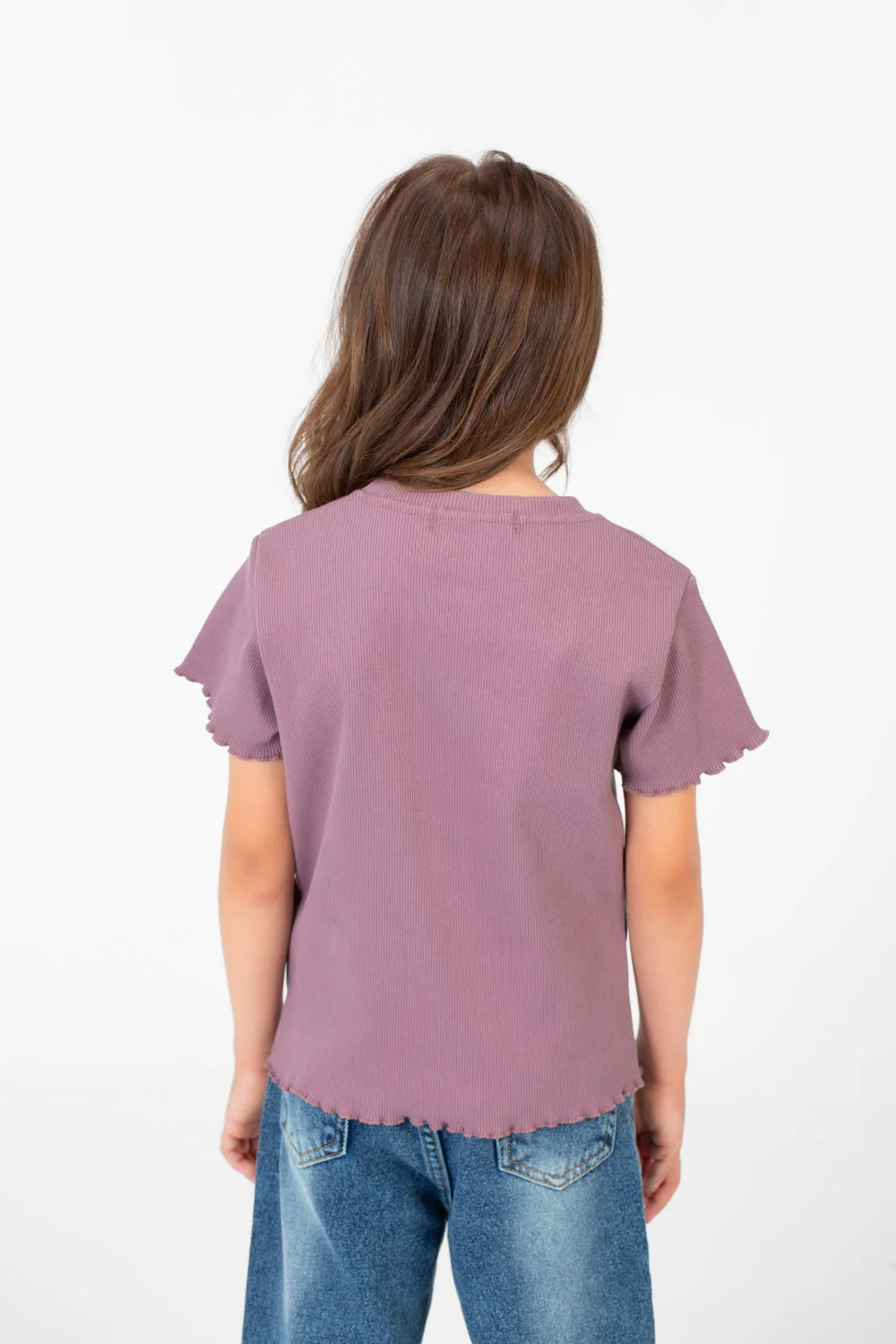 Girl's Comfortable Summer Half-Sleeve Round Neck Modern Design T-shirt - Image 6