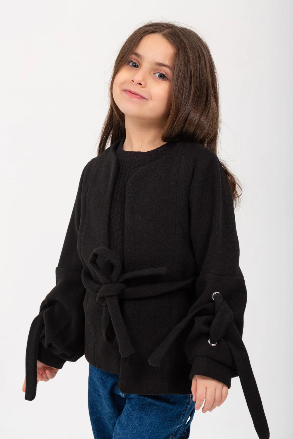 Girl's Fashion Casual Full Zipper Gokh Jacket - Image 3