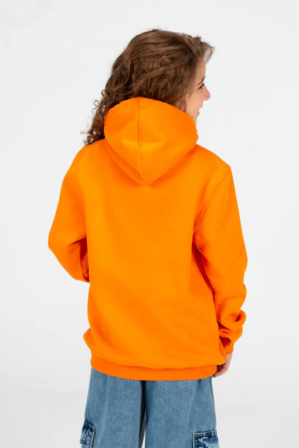 Girl's Front Print Hoodie Sweatshirt With Kangaroo Pocket - Image 10