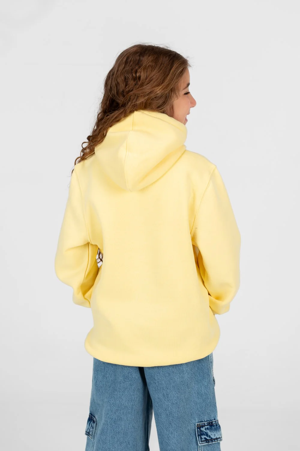 Girl's Front Print Hoodie Sweatshirt With Kangaroo Pocket - Image 14