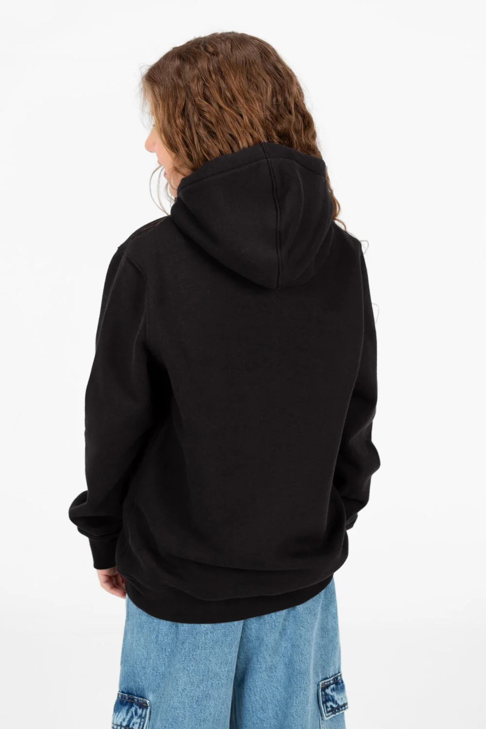 Girl's Front Print Hoodie Sweatshirt With Kangaroo Pocket - Image 2