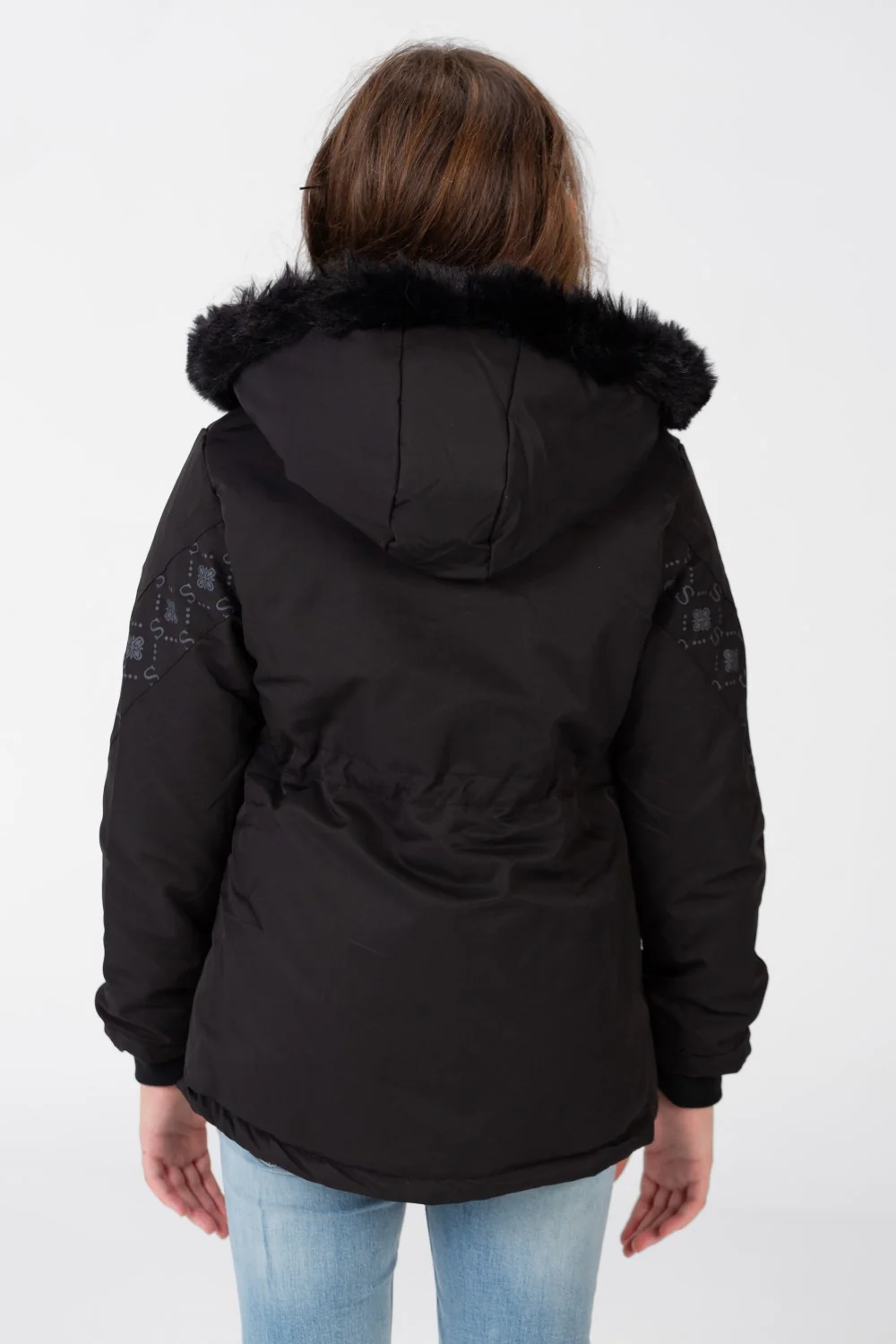 Girl's Heavy Waterproof Jacket With Long Sleeves And Zipper - Image 2
