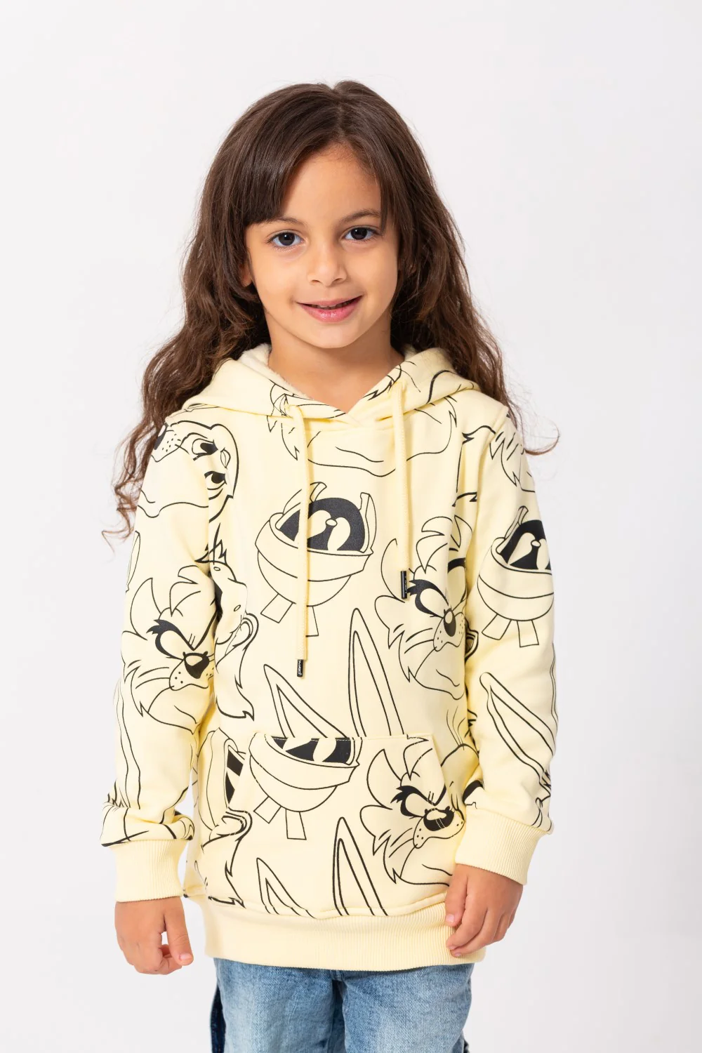 Girl's Hoodie Padded With Unqiue Modern Pattern Hooded Sweatshirt - Image 6