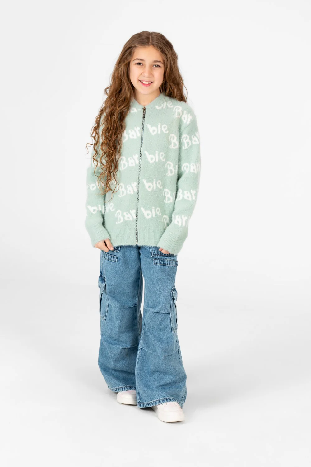Girl's Jakar Barbie Print Full Zip Pullover - Image 12