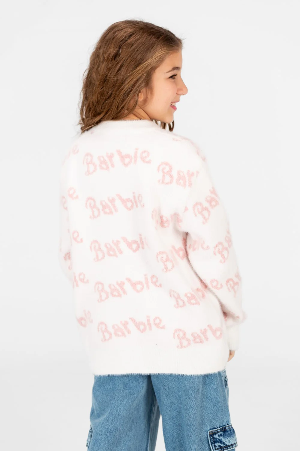 Girl's Jakar Barbie Print Full Zip Pullover - Image 6