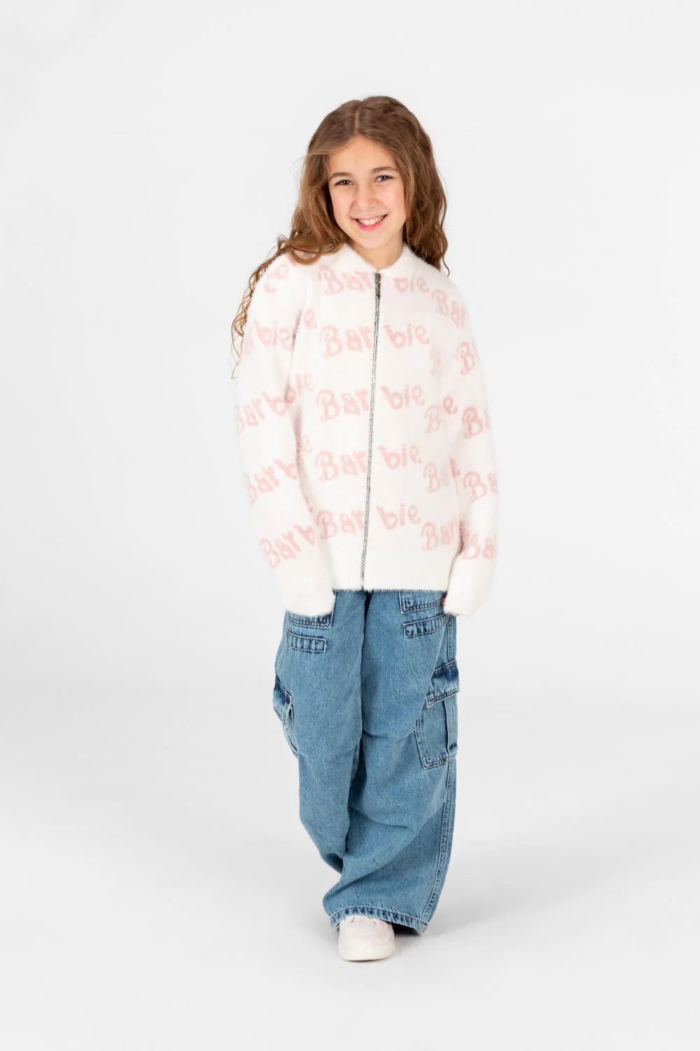 Girl's Jakar Barbie Print Full Zip Pullover - Image 8