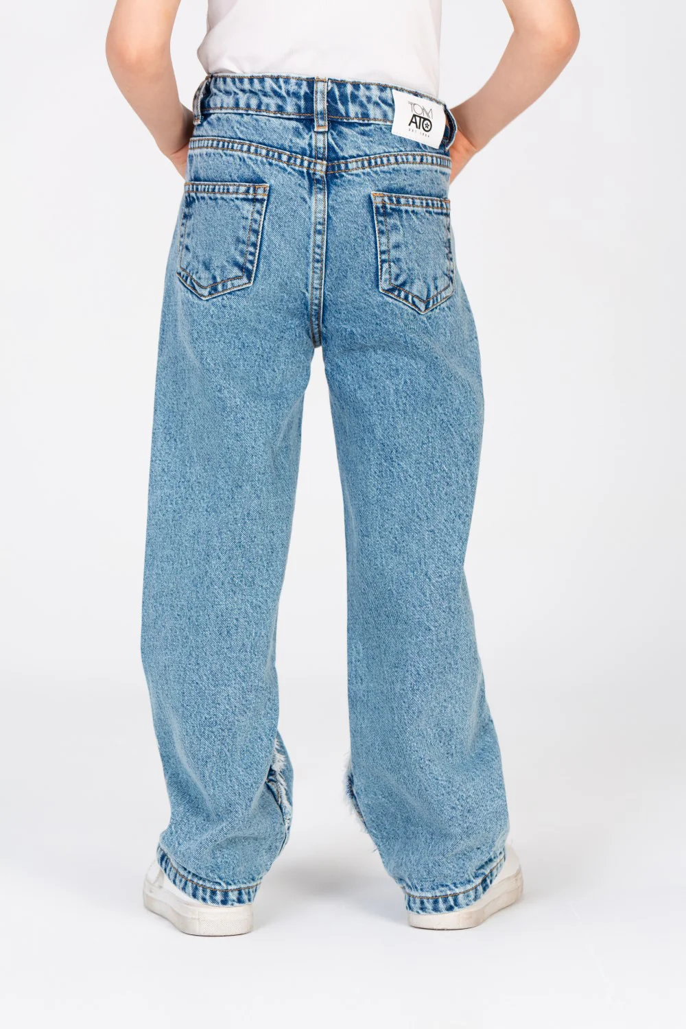 Girls Jeans Pants With A Unique Wide Fit - Image 5