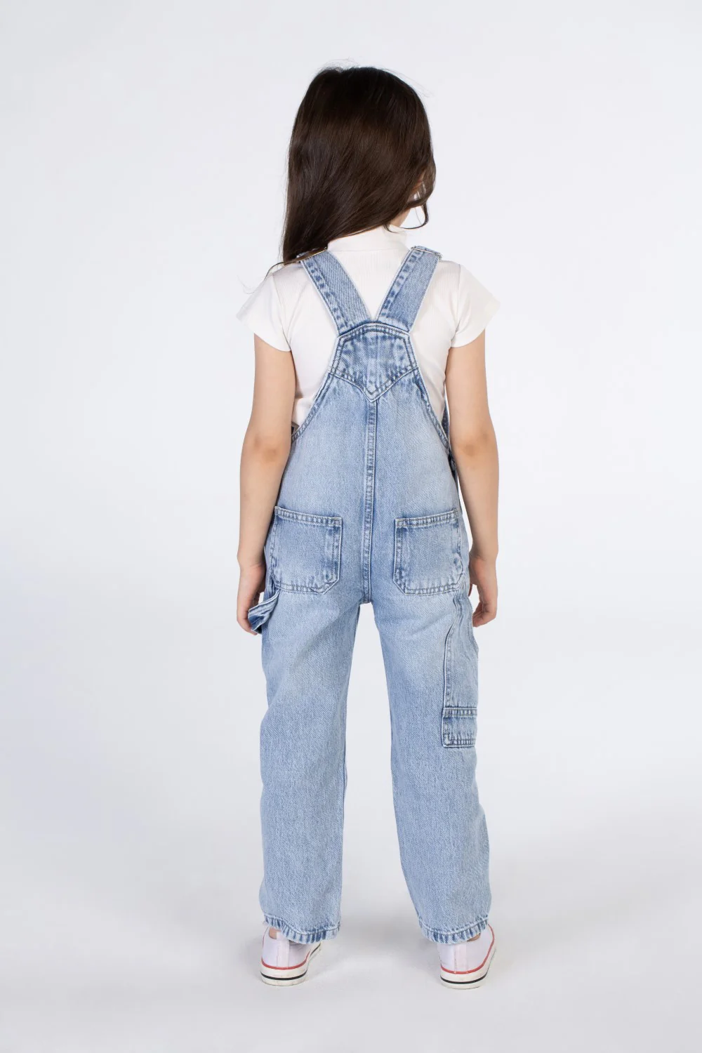 Girls jeans Slouchy Jumpsuit With A Front Pocket And A Unique Cut - Image 18