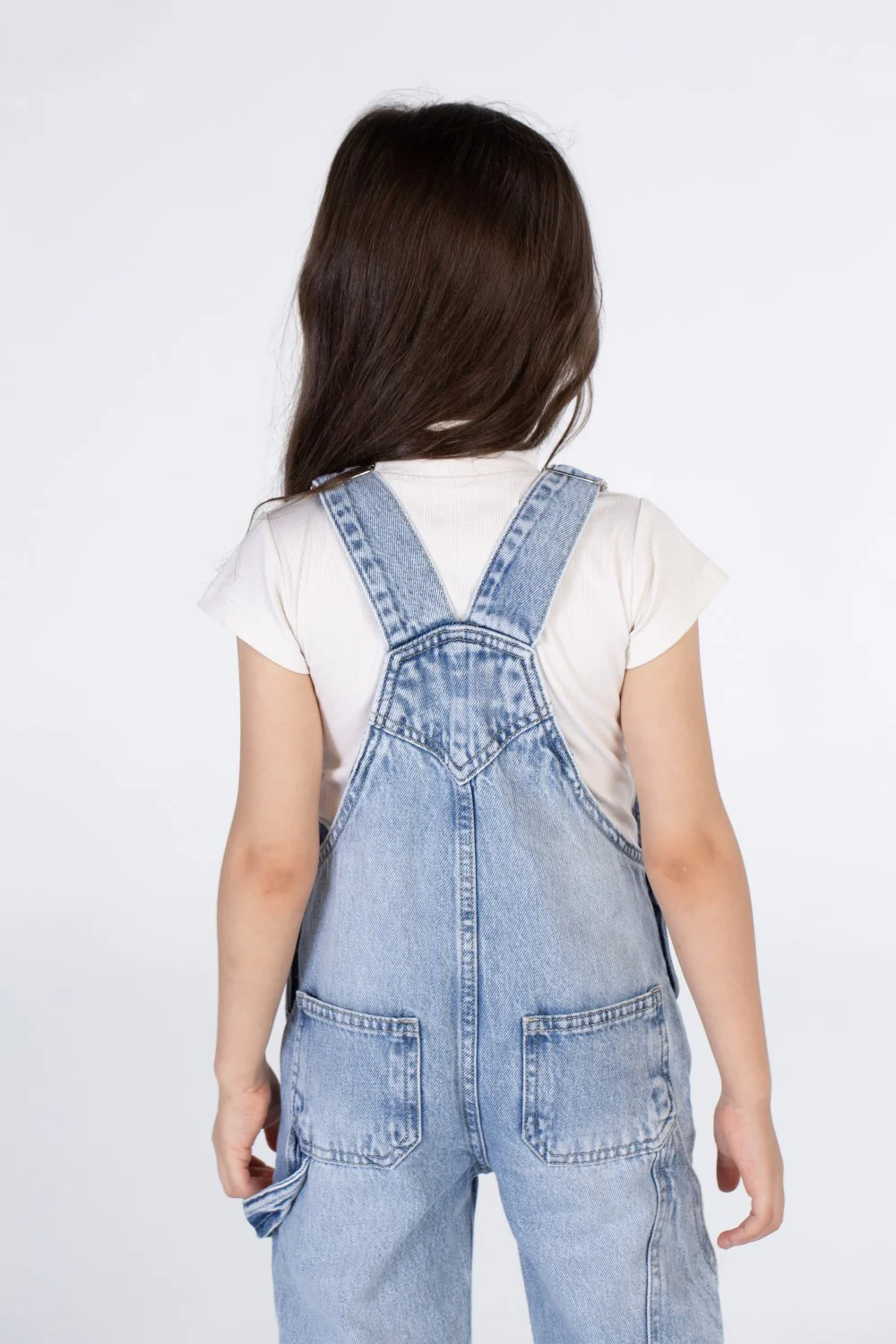 Girls jeans Slouchy Jumpsuit With A Front Pocket And A Unique Cut - Image 19