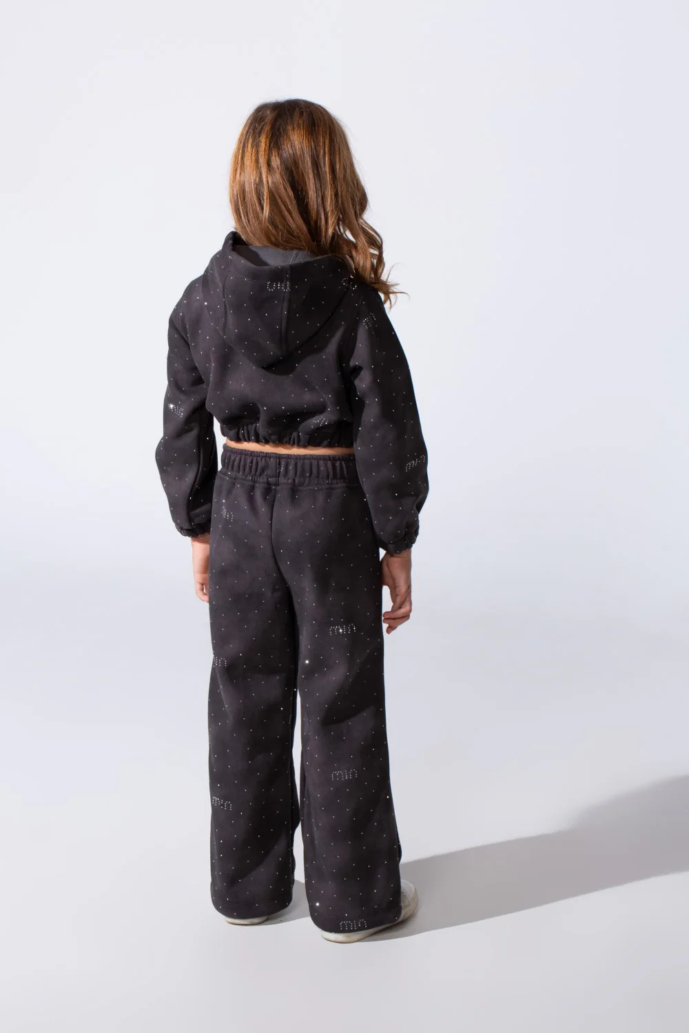 Girl's Melton Slim Fit Galaxy Wash Two-Piece Outfit Set - Image 2