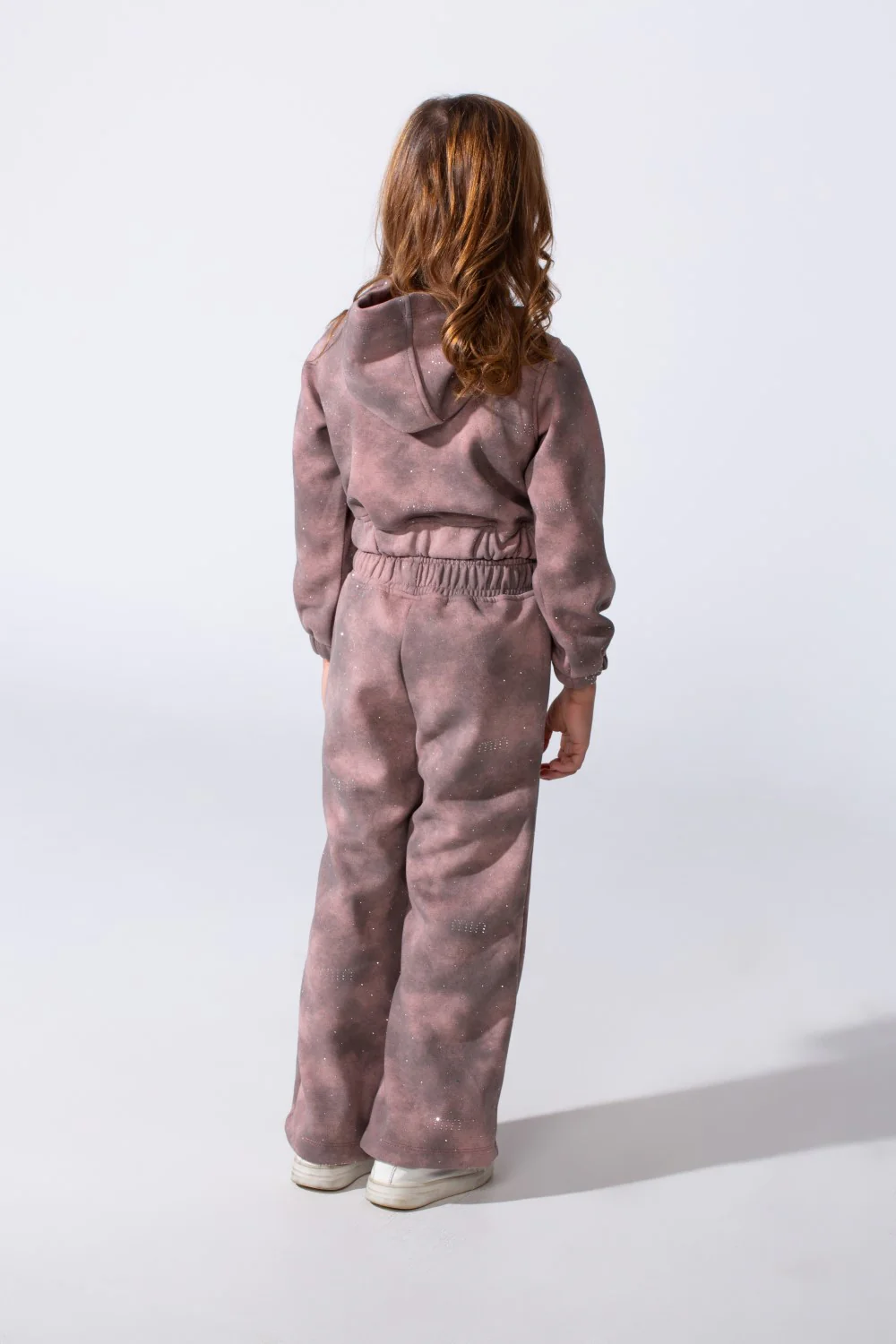 Girl's Melton Slim Fit Galaxy Wash Two-Piece Outfit Set - Image 6