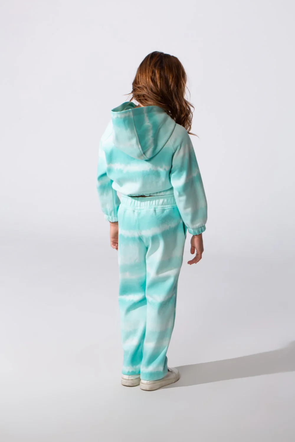 Girl's Melton Tow-Piece Slim Fit Cropped Outfit Set - Image 6