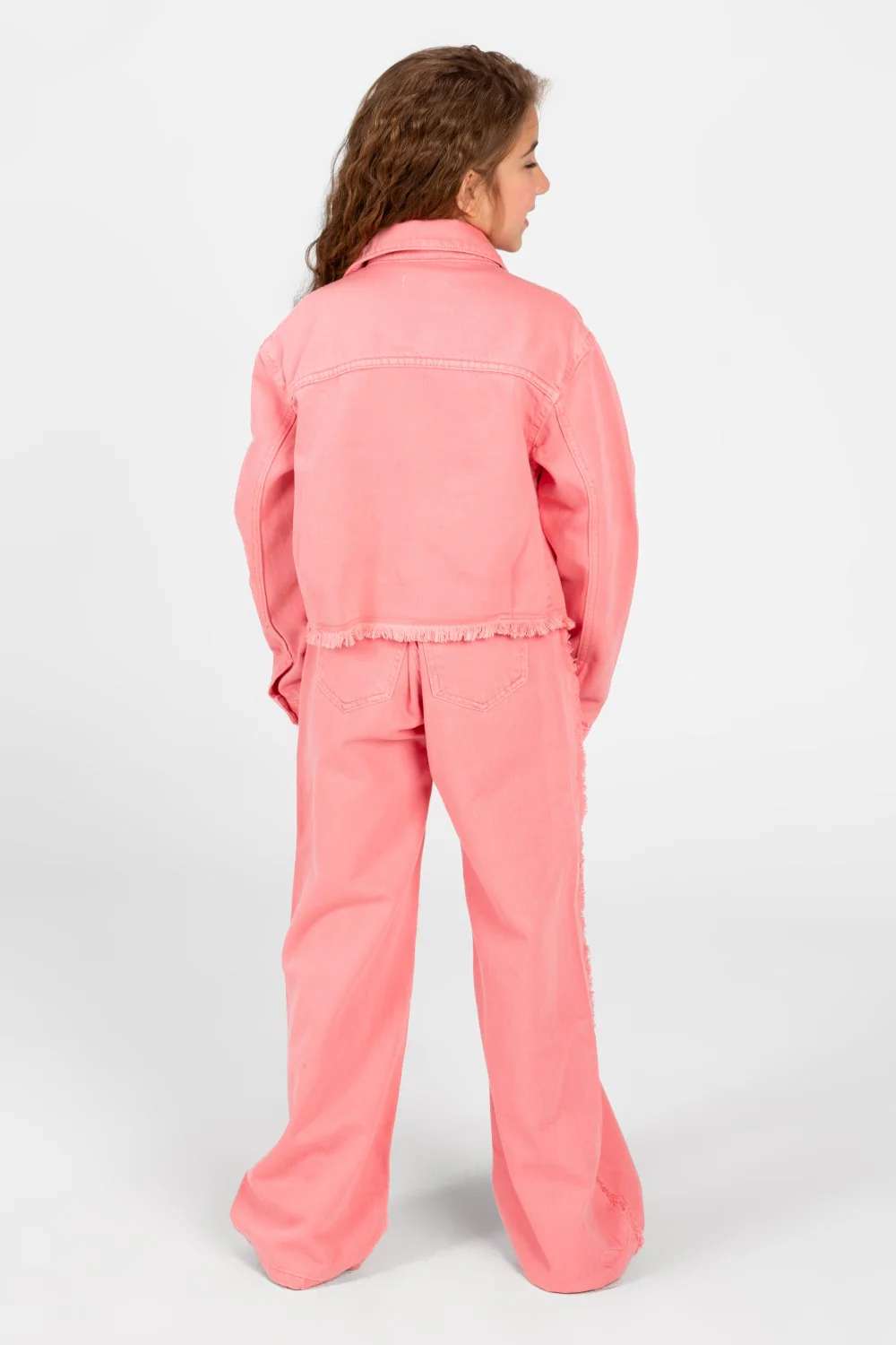 Girl's Modern Slouchy Jeans Outfit Set - Image 14