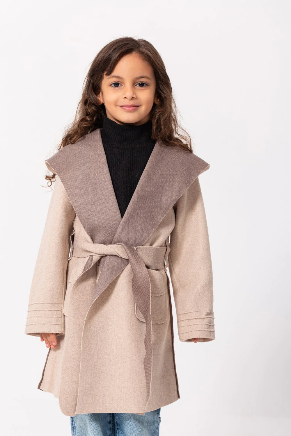 Girl's Padded Comfortable Fit Gogh Coat - Image 3