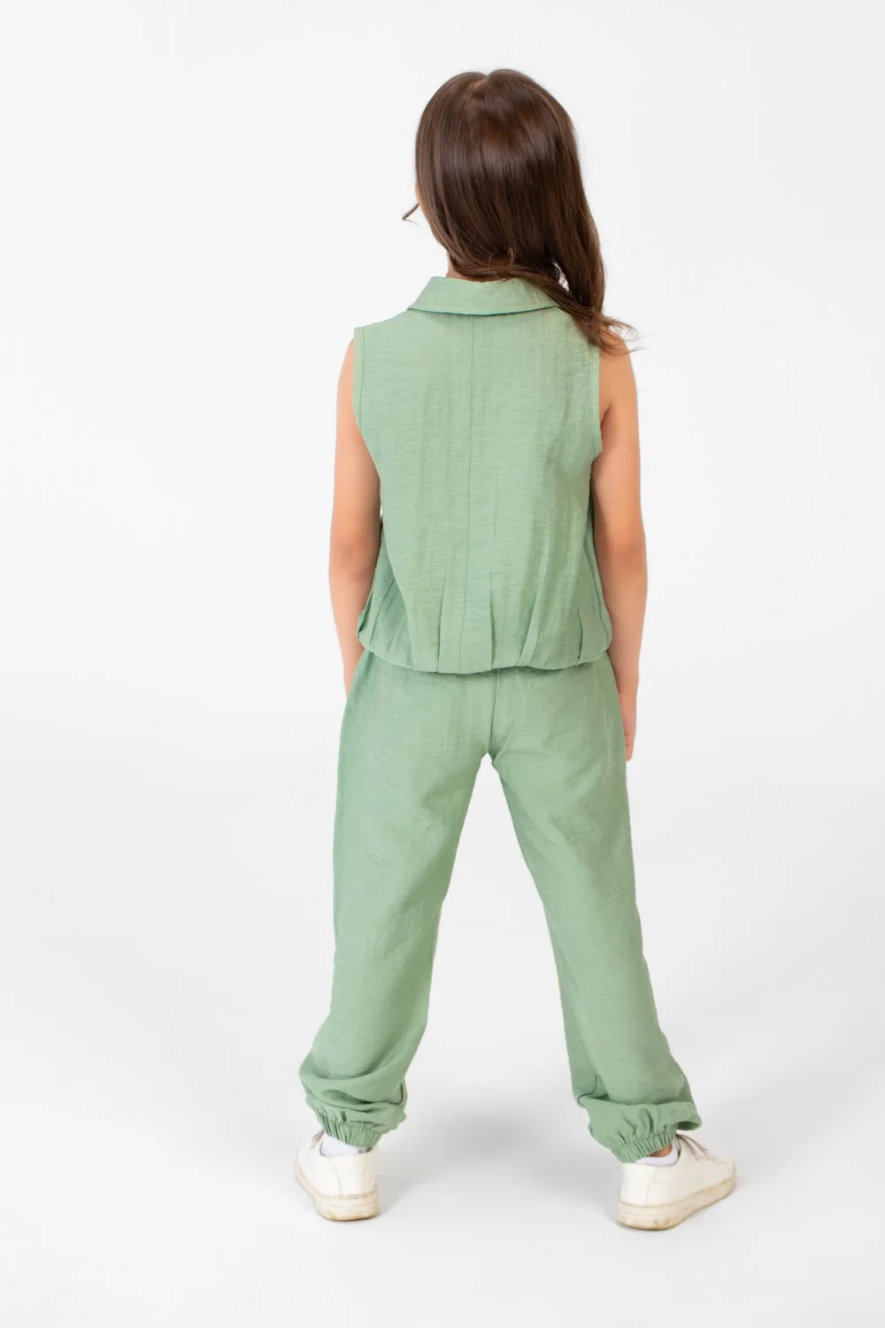 Girl's Printed Pockets Cut Outfit Practical And Comfortable - Image 6