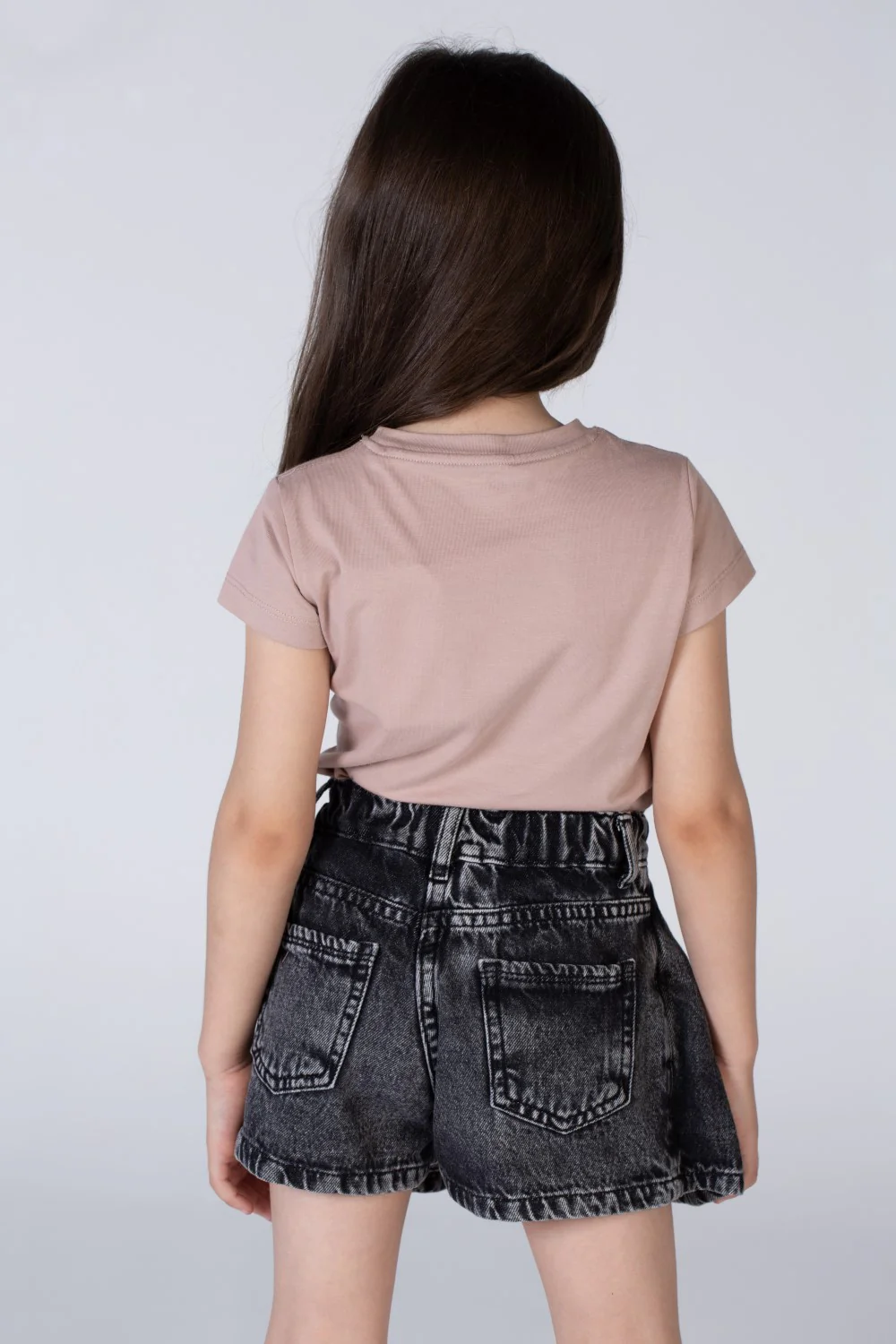 Girls Round Neck Short Sleeves T-shirt With A Distinctive Design On The Front - Image 5