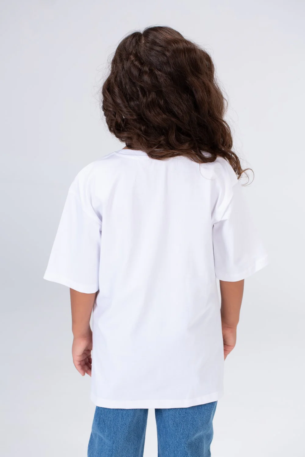 Girls Round Wide Cut Short Sleeved Printed T-shirt - Image 8