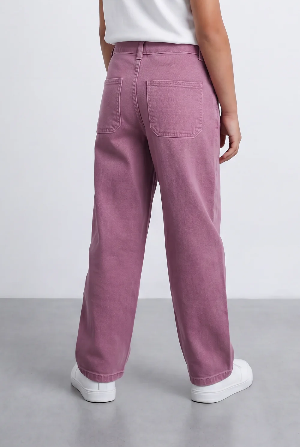 Girl's Slouchy Boyfriend Jeans Pants Oversized Barrel Leg with Used Effect Tomato Store - Image 14