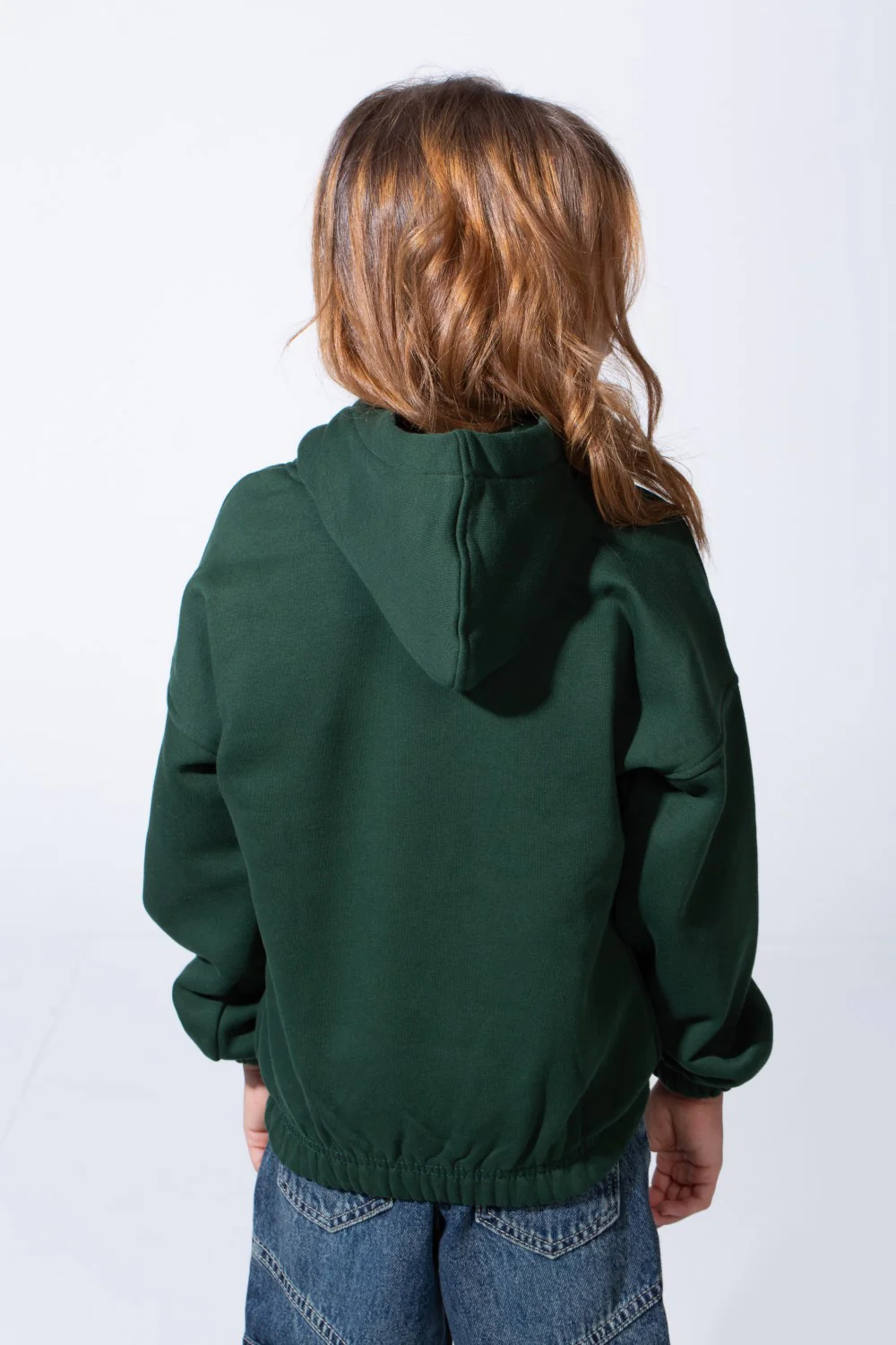 Girl's Soft Comfortable Slim fit Classic Hooded Design Delicate Butterfly Details Front Cute Touch Long Sleeves Elastic Cuffs Perfect Everyday Casual Wear Sweatshirt - Image 2