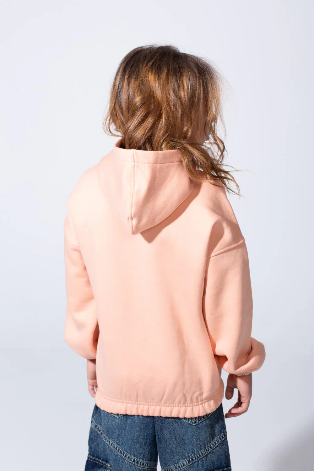 Girl's Soft Comfortable Slim fit Classic Hooded Design Delicate Butterfly Details Front Cute Touch Long Sleeves Elastic Cuffs Perfect Everyday Casual Wear Sweatshirt - Image 6
