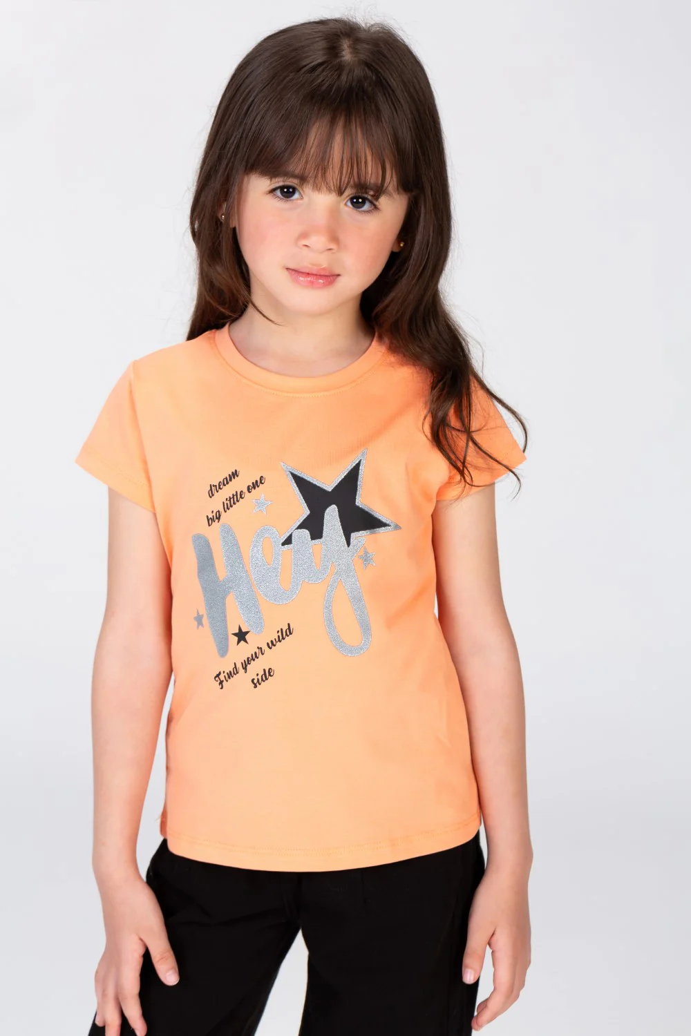 Girls' Star-Printed T-shirt With Comfortable And Easy Use Material - Image 3