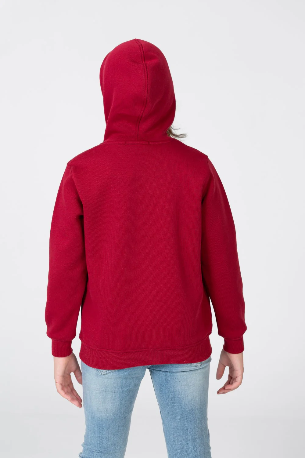 Girl's Sweatshirt With Hood And Front Print - Image 10
