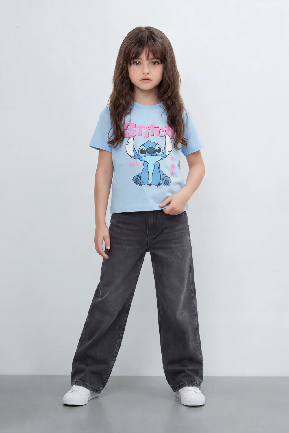 Girls’ Tomato Store Galaxy Buddy T Shirt Front Cartoon Mascot Print With Puffy Shadow Typography 626 Number Detail Star Artwork Plain Slim Fit - Image 8