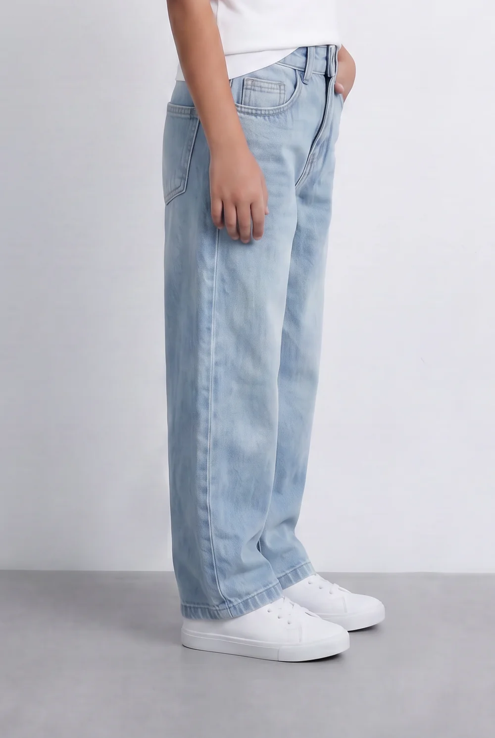 Girl's Tomato Store Mom Fit Denim Jeans High Rise Style Casual Everyday Comfortable Pants - Image 13