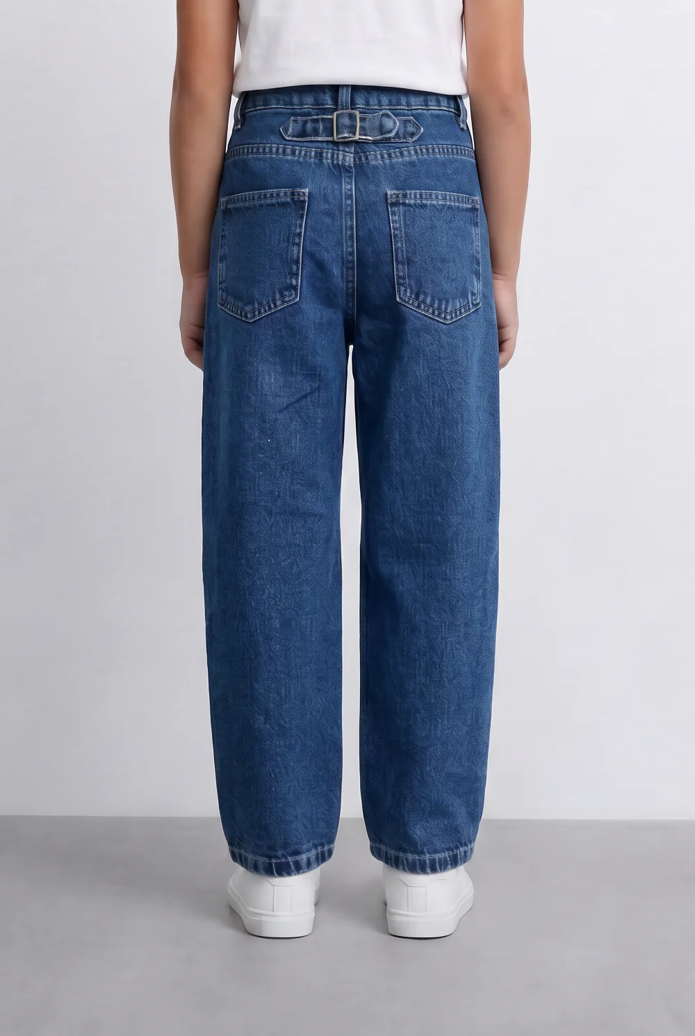 Girl's Tomato Store Mom Fit Denim Jeans High Rise Style Casual Everyday Comfortable Pants - Image 2