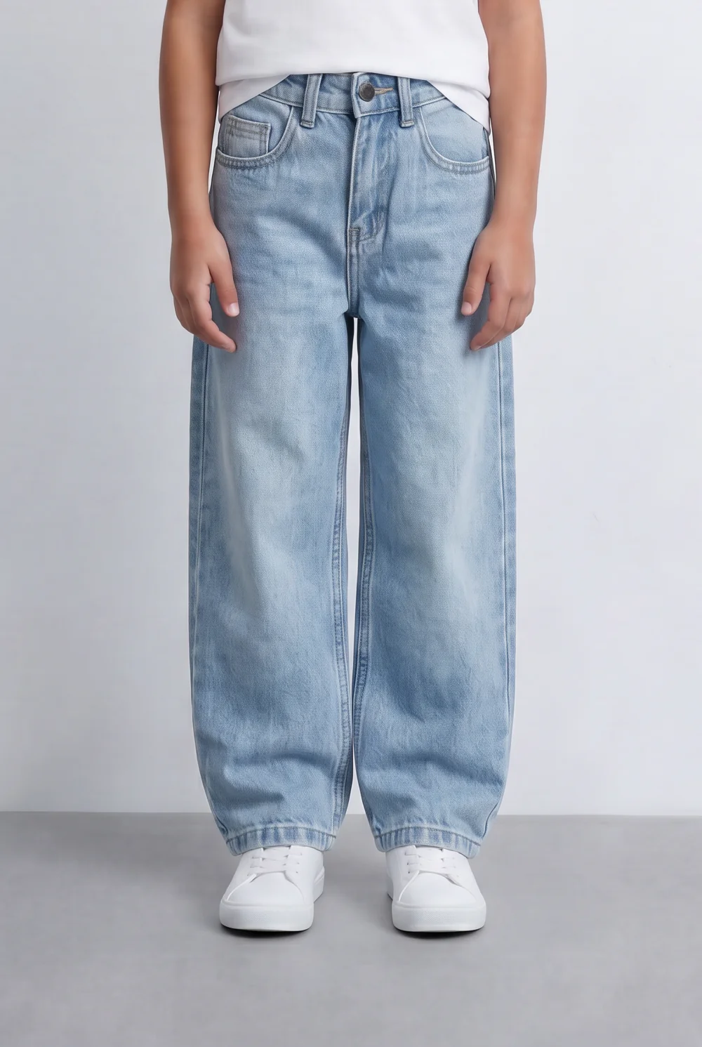 Girl's Tomato Store Mom Fit Denim Jeans High Rise Style Casual Everyday Comfortable Pants - Image 9