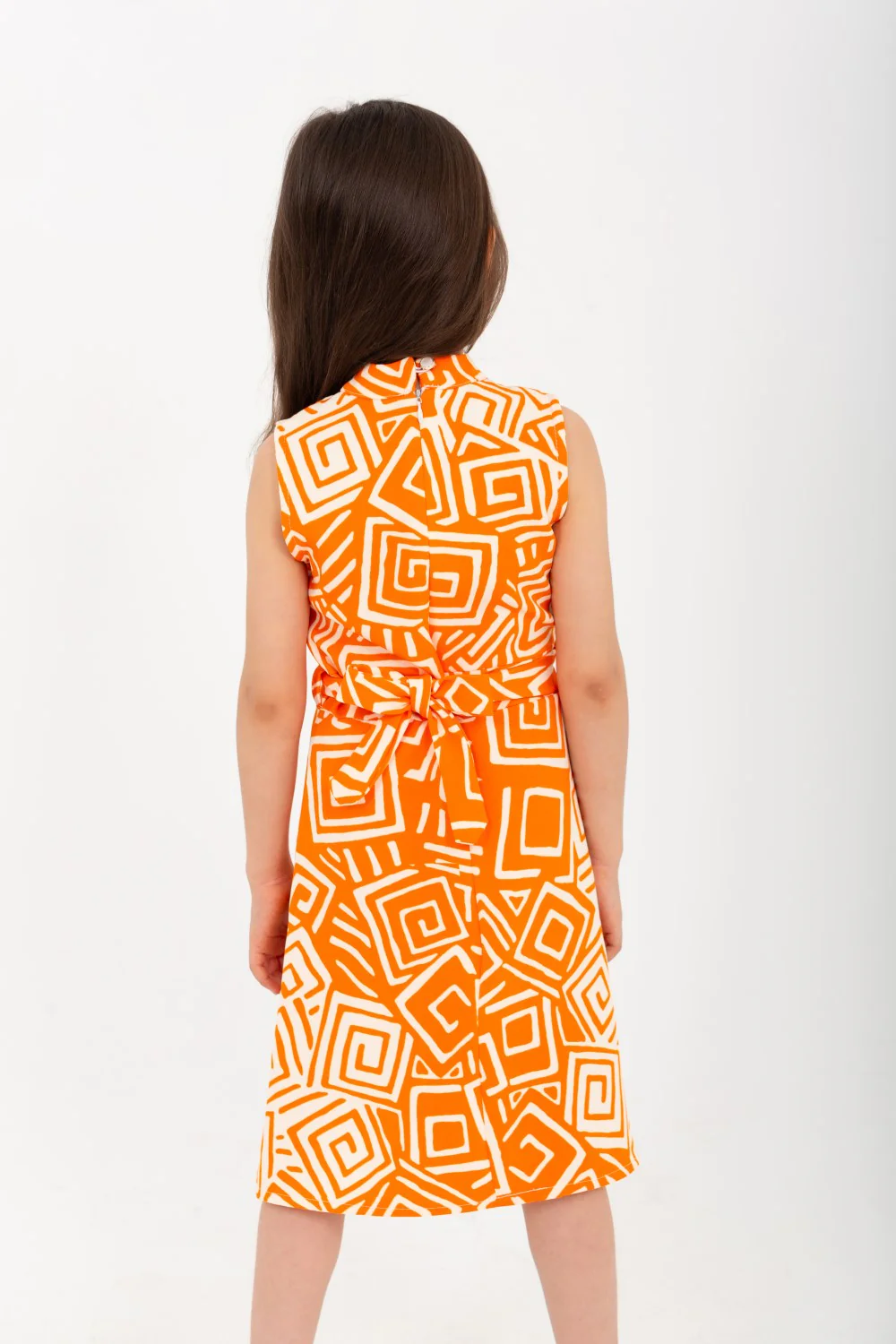 Girls' Turtleneck Dress With Comfortable Material And Unique Details - Image 2