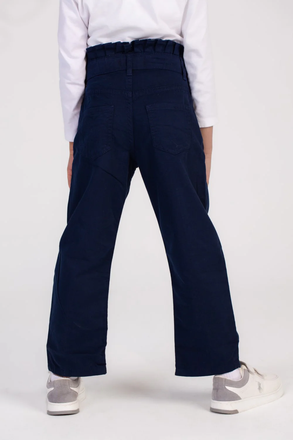 Girl's Used Details Wide Leg Style Gabardines Pants From Casual Outings - Image 11