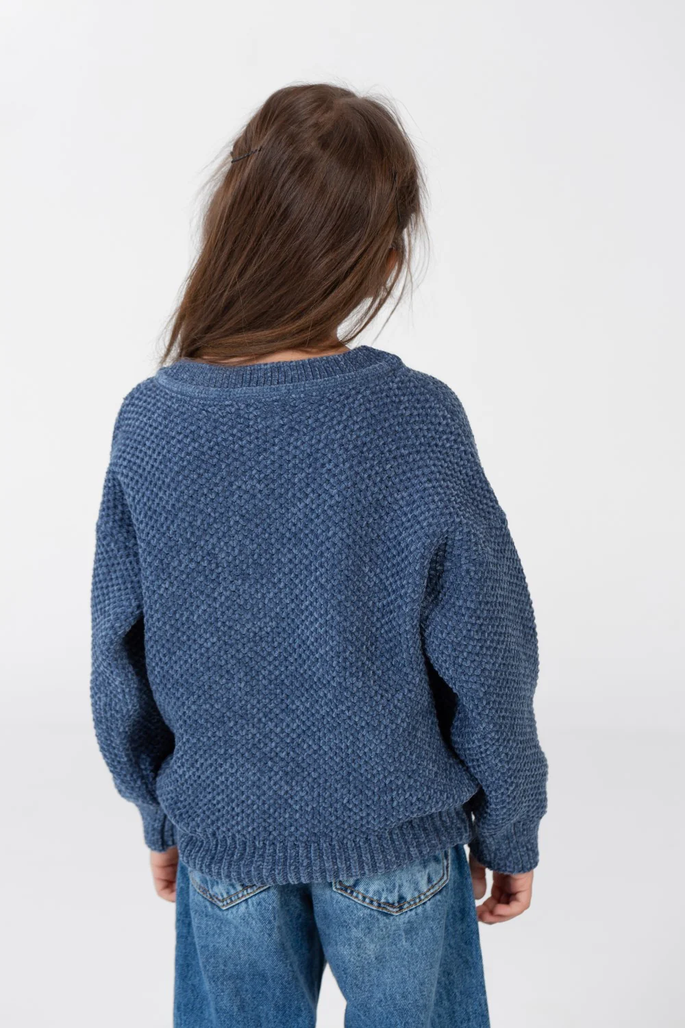 Girl's Velvet Pullover With Round Neck And Long Sleeves - Image 29