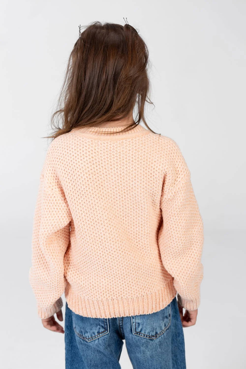 Girl's Velvet Pullover With Round Neck And Long Sleeves - Image 37