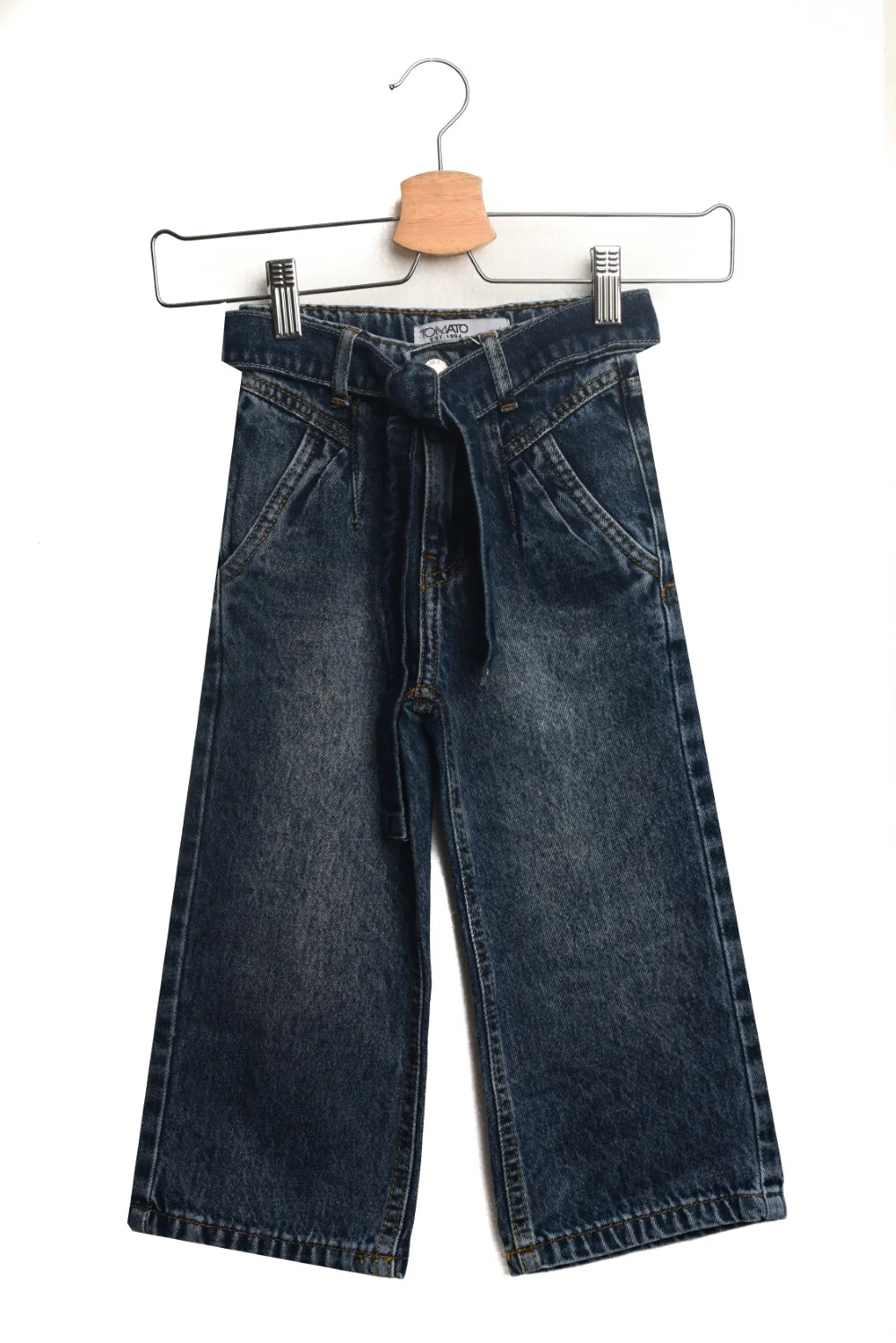 Girl's Wide Leg Jeans Pants With Unique Style - Image 9