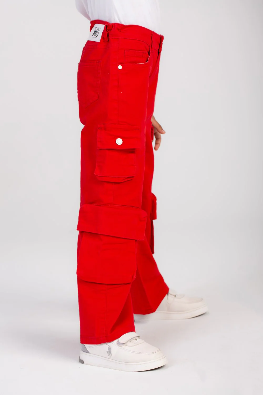 Girl's Wide Leg Style Gabardines Pants With Unique Cut Wide Leg Style For A Fashionable Look - Image 7