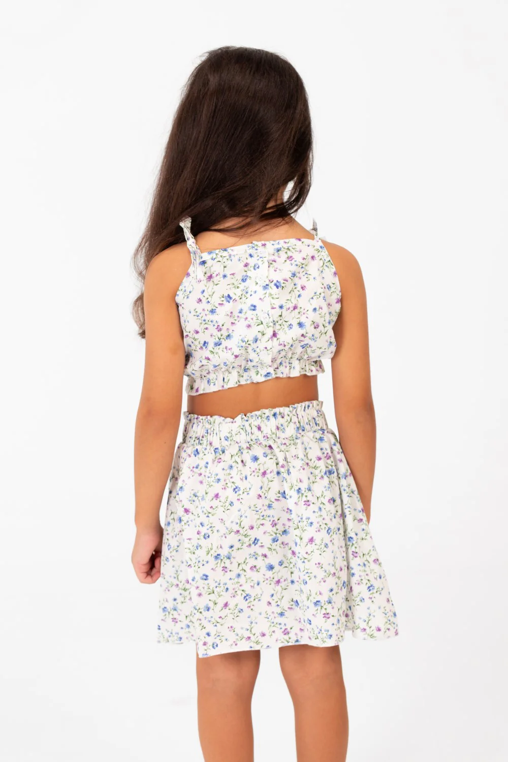 Girl's Wooded Outfit Set With An Elastic Waistband And A Sleeveless High Quality Modern design - Image 6