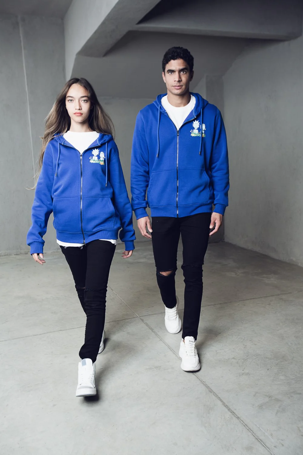 Hoodie Unisex Padded With Unqiue Modern Pattern Sweatshirt
