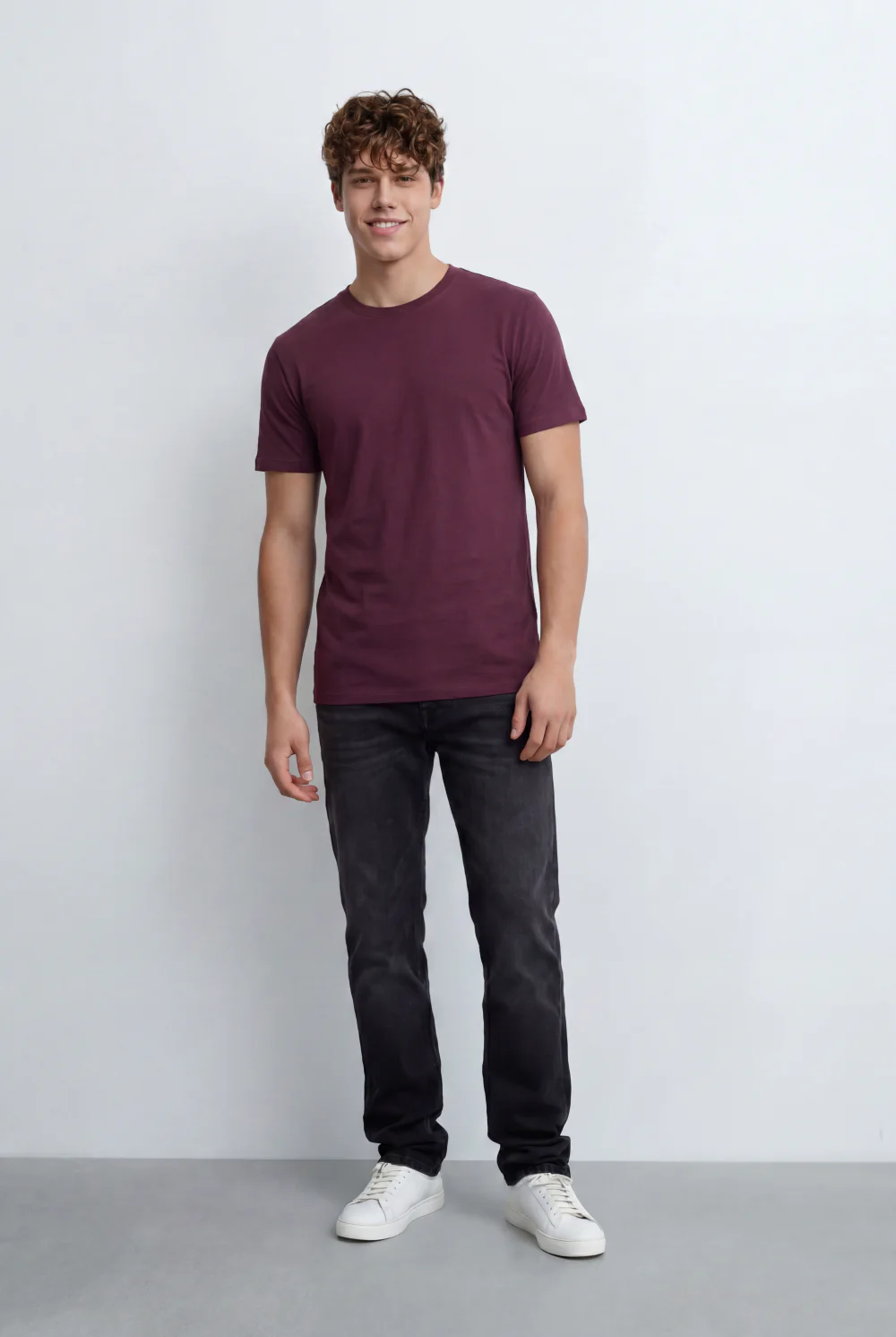 Men’s Tomato Store Essential Crew Neck T-Shirt Designed Basic Slim Fit - Image 17