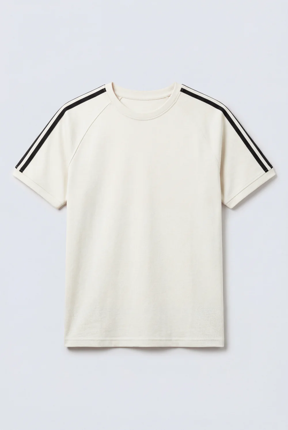 Men’s Oversize T-Shirt Tomato Store Crew Neck With Stripe Detail Short Sleeves - Image 8