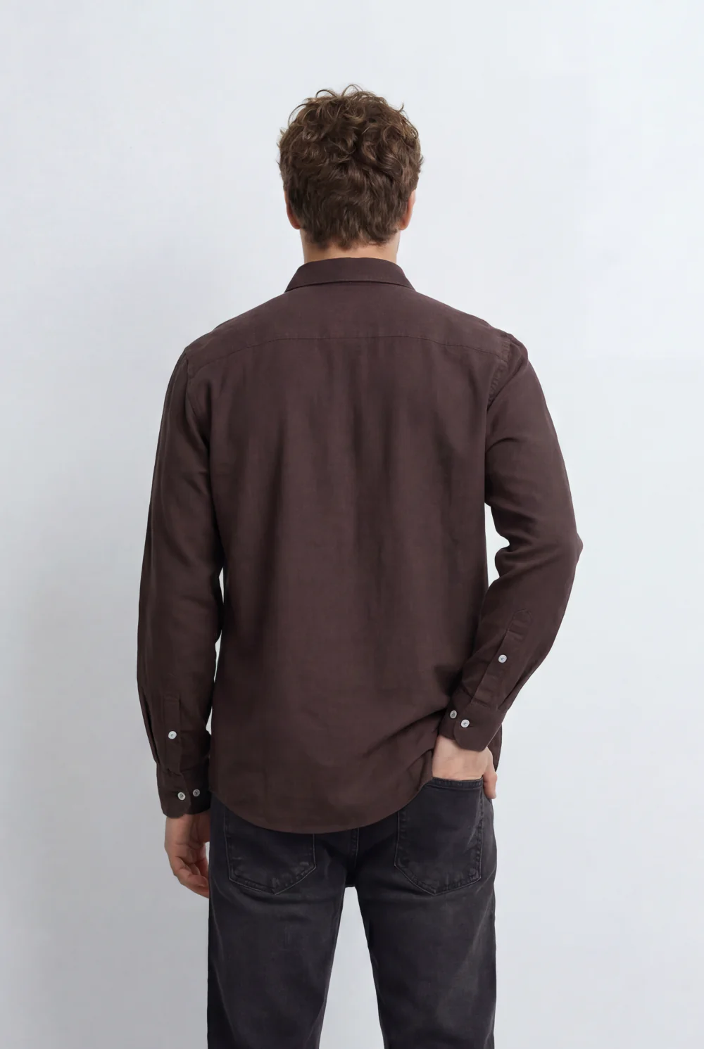 Men’s Tomato Store Regular Fit Shirt Button Down Collar Long Sleeves Tailored Crafted From Breathable Fabric - Image 14