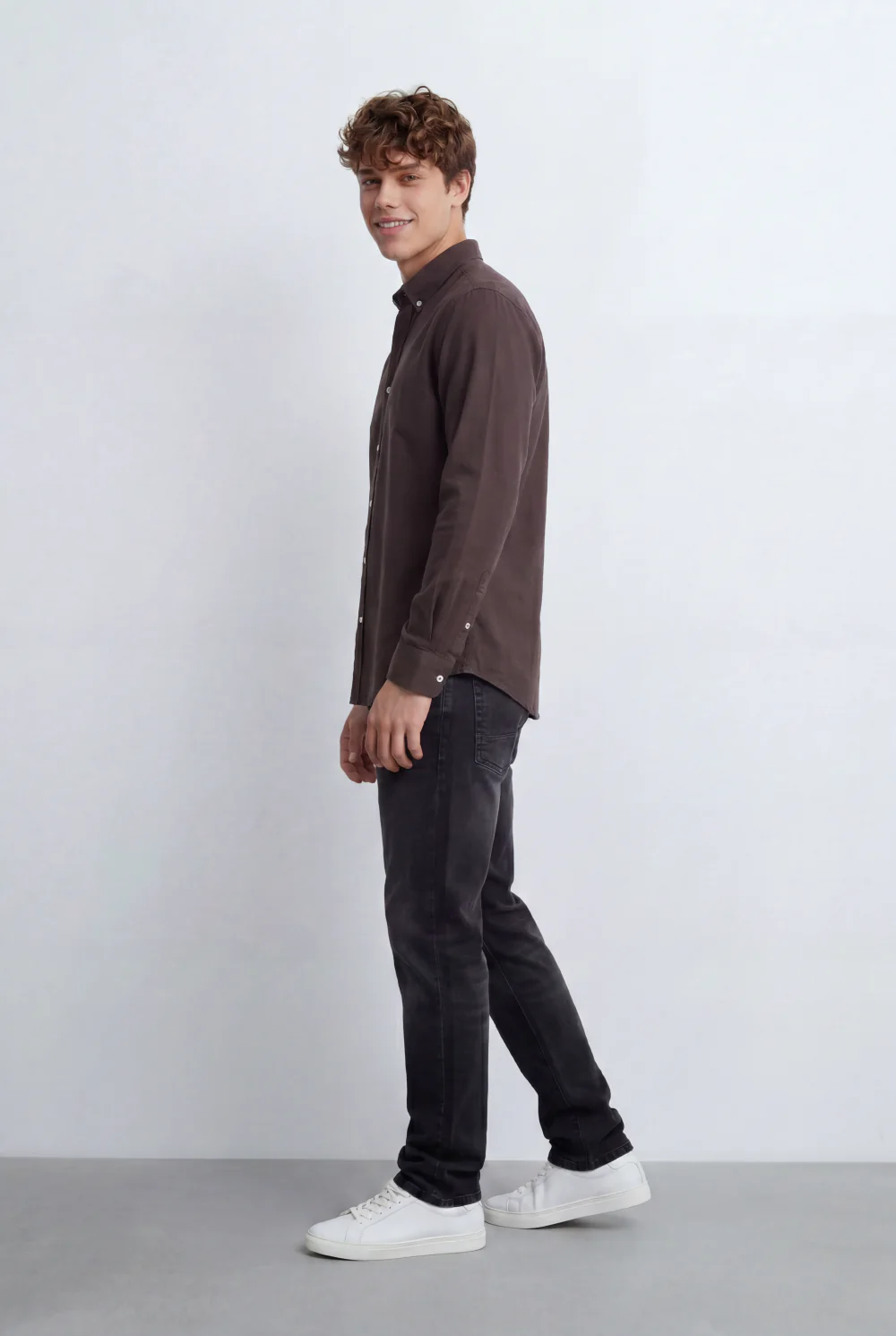 Men’s Tomato Store Regular Fit Shirt Button Down Collar Long Sleeves Tailored Crafted From Breathable Fabric - Image 16