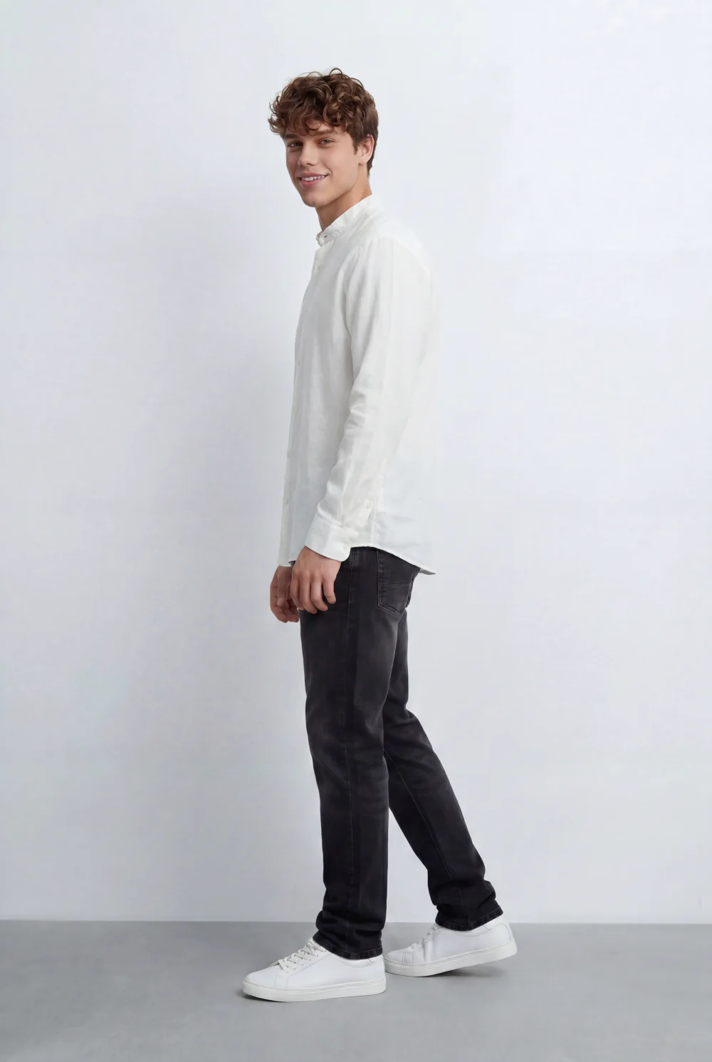 Men’s Tomato Store Regular Fit Shirt Button Down Collar Long Sleeves Tailored Crafted From Breathable Fabric - Image 20