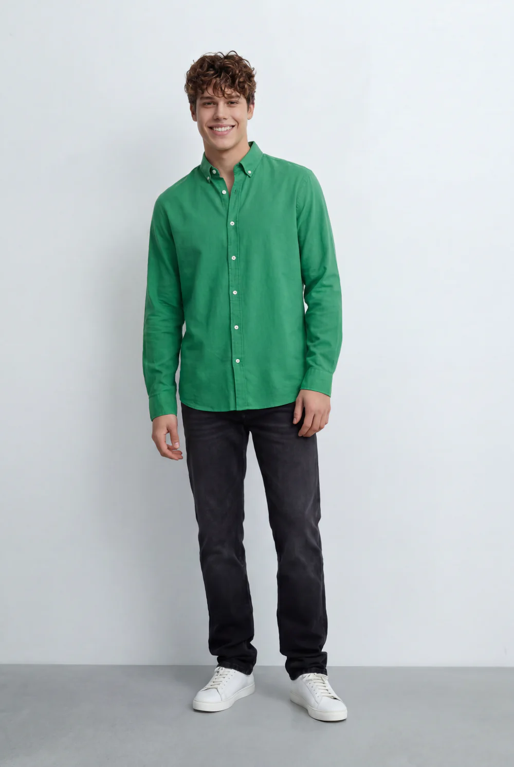 Men’s Tomato Store Regular Fit Shirt Button Down Collar Long Sleeves Tailored Crafted From Breathable Fabric - Image 23