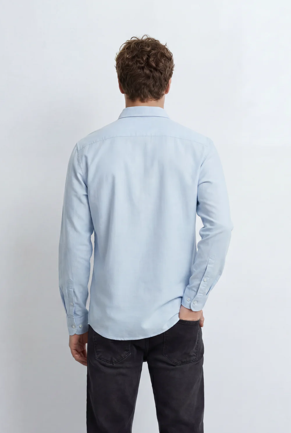 Men’s Tomato Store Regular Fit Shirt Button Down Collar Long Sleeves Tailored Crafted From Breathable Fabric - Image 26