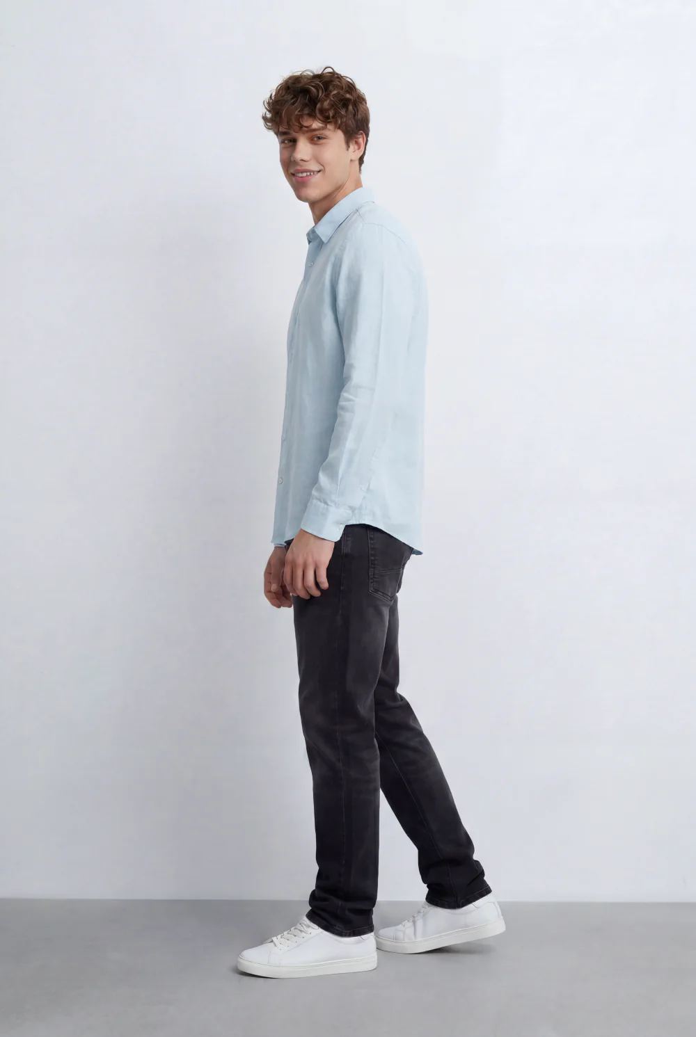 Men’s Tomato Store Regular Fit Shirt Button Down Collar Long Sleeves Tailored Crafted From Breathable Fabric - Image 28